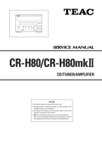 Teac CR-H80-Mk2-Service-Manual 